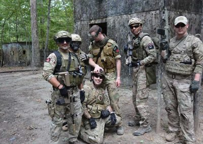 large scale team airsoft play