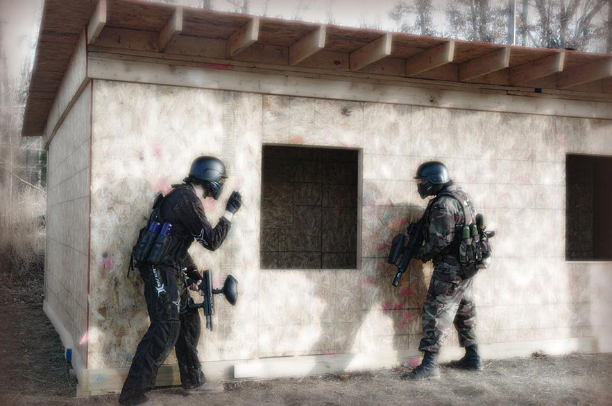 Raise the flag paintball