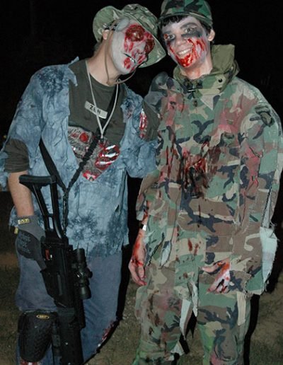 zombie paintball in Raleigh-Durham