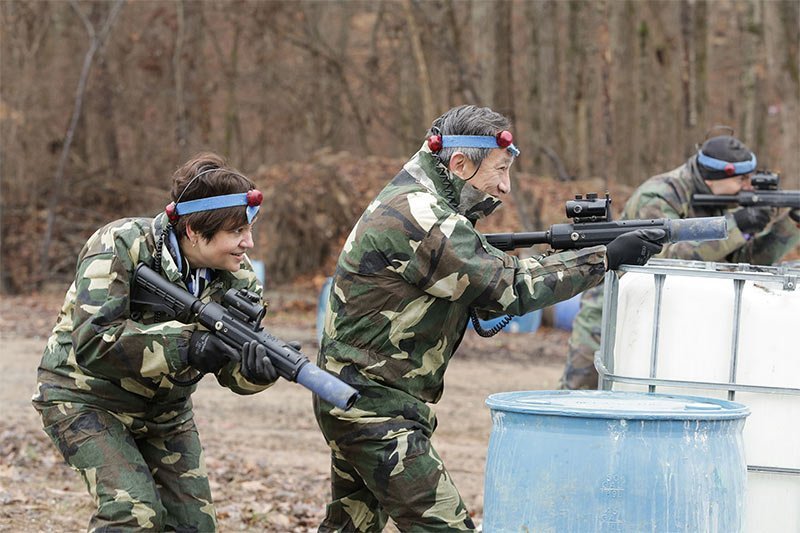 Laser tag team building in raleigh